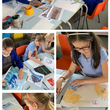 Year 2, 3 and 4 AGT Illustrators workshop